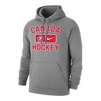 Nike Team Canada Club Fleece Hoodie with Kangaroo Pocket Front_Angled_Left
