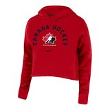 Women's Team Canada Campus Crop Hoodie Front_Angled_Left