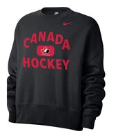 Women's Team Canada Everyday Campus Crew Top Front_Angled_Left