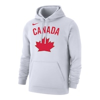 Nike Team Canada Heritage Club Fleece Hockey Hoodie Front_Angled_Left