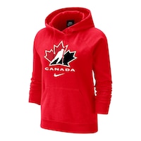Nike Women's Team Canada Fleece Po Hoodie Front_Three_Fourths_Angled_Left