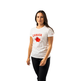Bauer Hockey Canada Women's Graphic T Shirt Front_Three_Fourths_Angled_Left