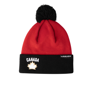 Bauer Hockey Canada Twotone Pom Knit Hat