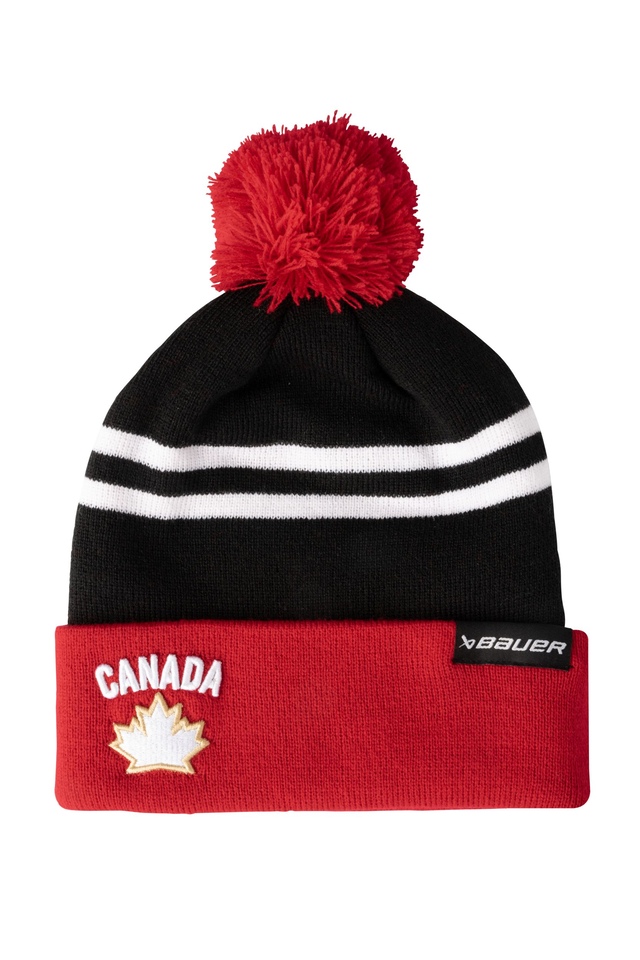 Bauer Hockey Canada Twotone Pom Knit Hat
