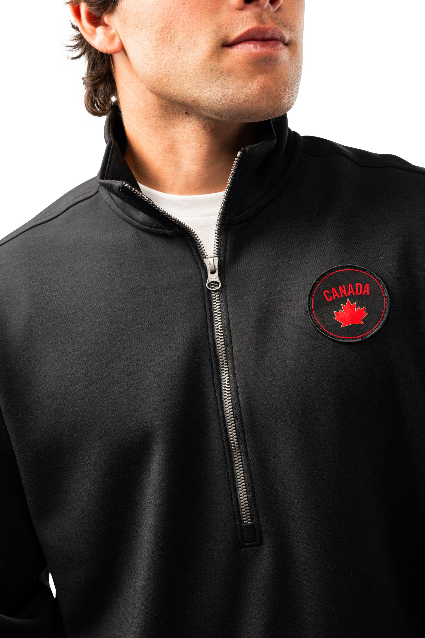 Bauer Hockey Canada Envoy 1/2 Zip Long Sleeve Top
