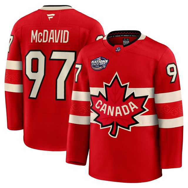 Canada 4 Nations Face-Off McDavid Jersey