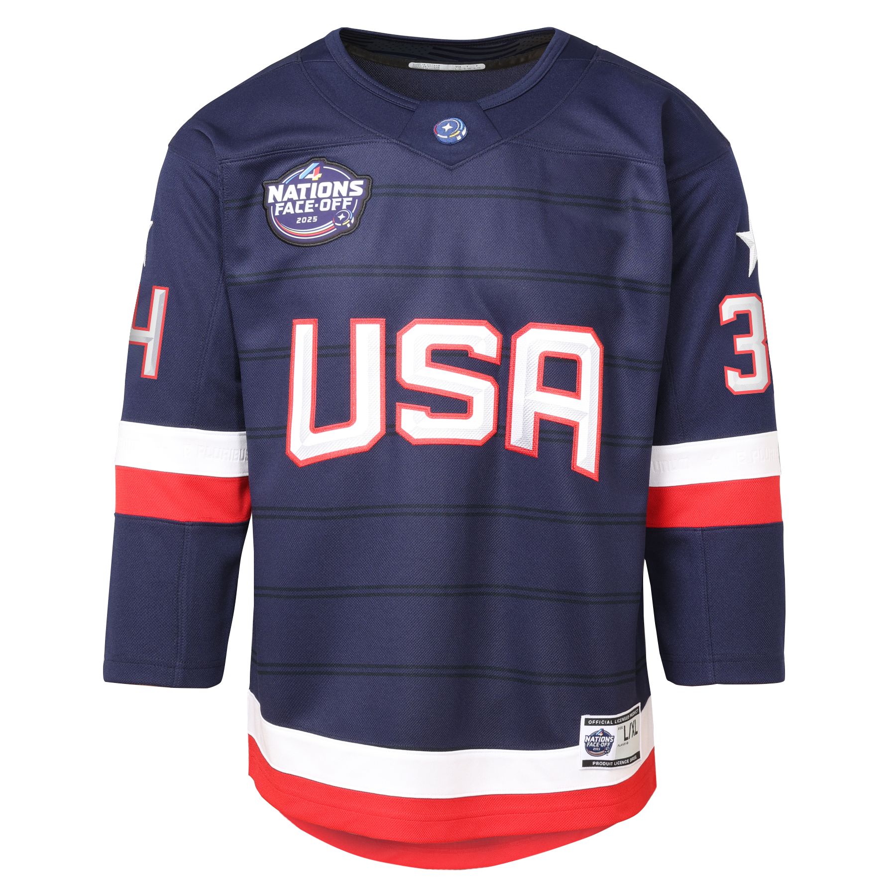 Youth USA 4 Nations Face-Off Auston Matthews Jersey