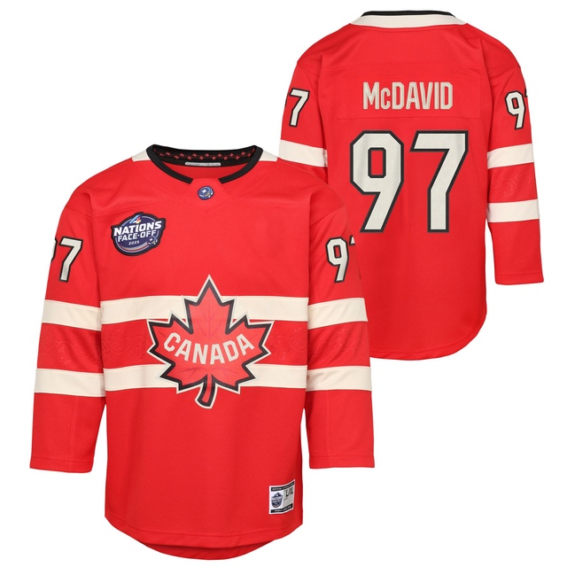 Youth Canada 4 Nations Face-Off Connor McDavid Jersey
