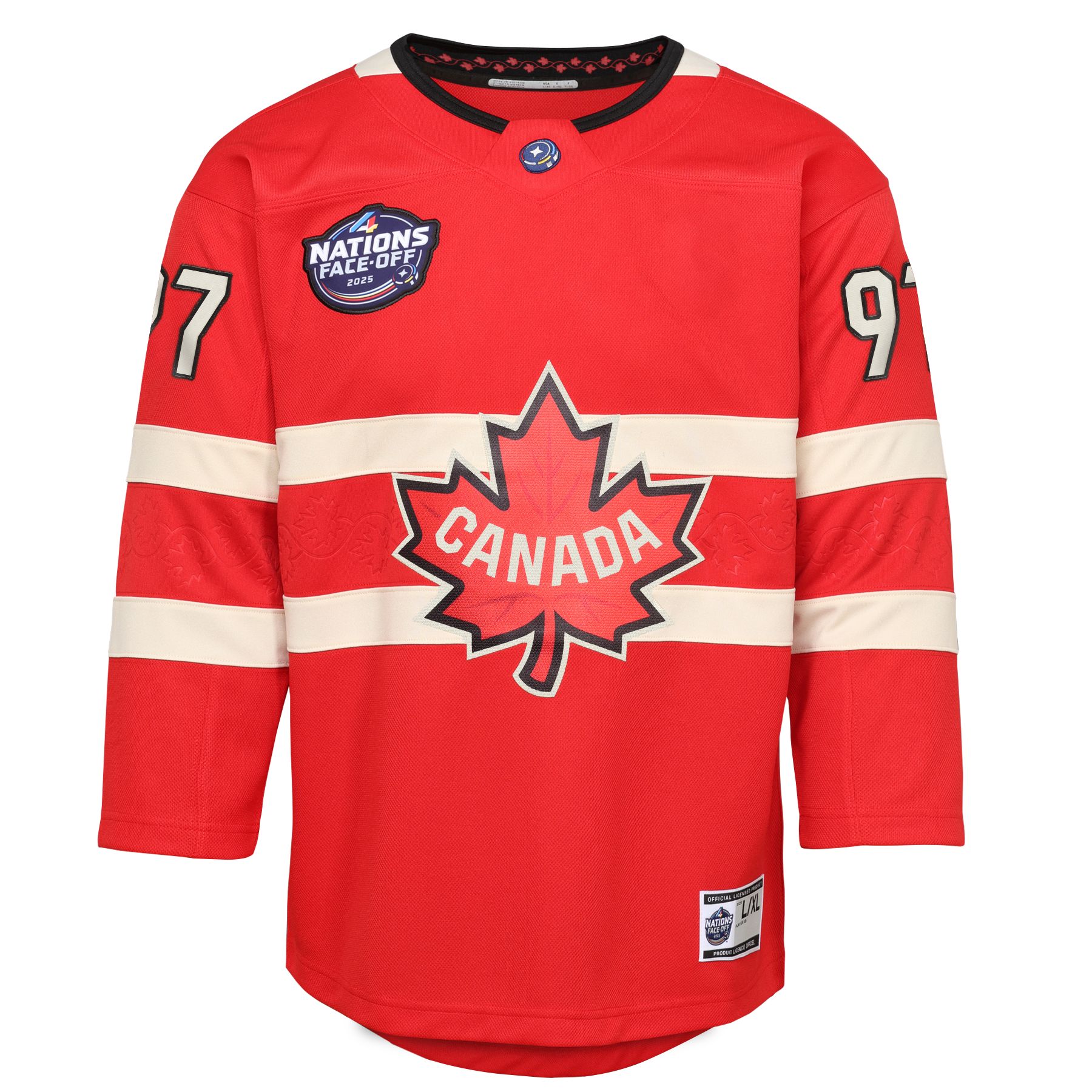 Youth Canada 4 Nations Face-Off Connor McDavid Jersey