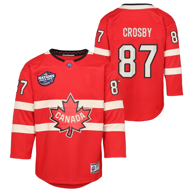 Youth Canada 4 Nations Face-Off Sidney Crosby Jersey
