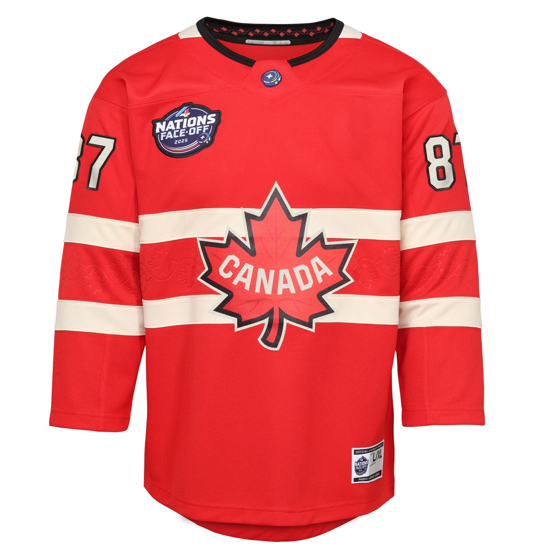 Youth Canada 4 Nations Face-Off Sidney Crosby Jersey