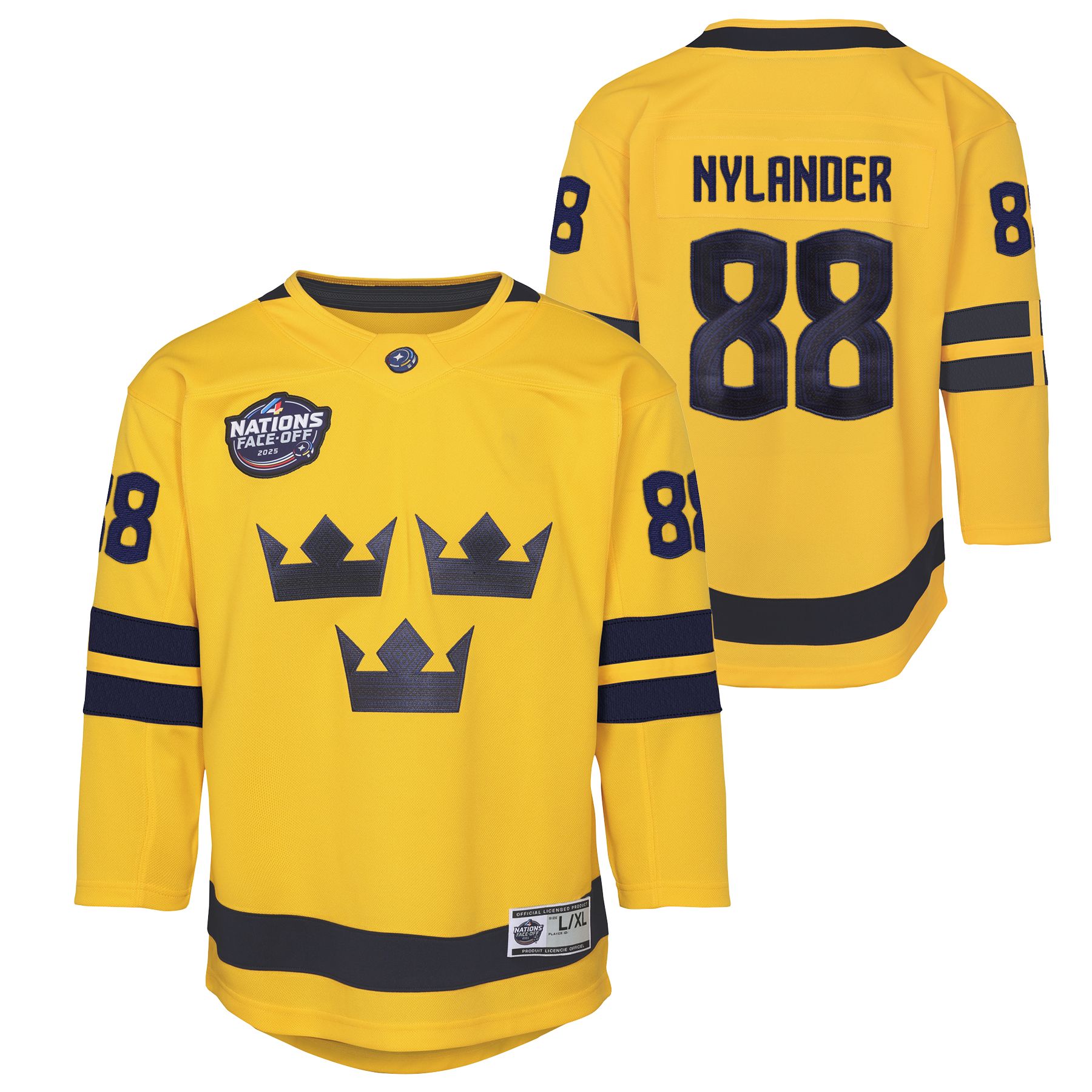 Youth Sweden 4 Nations Face-Off William Nylander Jersey