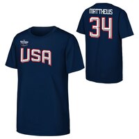 Youth USA 4 Nations Face-Off Matthews Player T Shirt Composite_or_Mixed