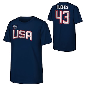 Youth USA 4 Nations Face-Off Hughes  Player T Shirt