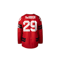 Bauer x Hockey Canada® Men's Mackinnon Semi-Pro Jersey Back_Flat