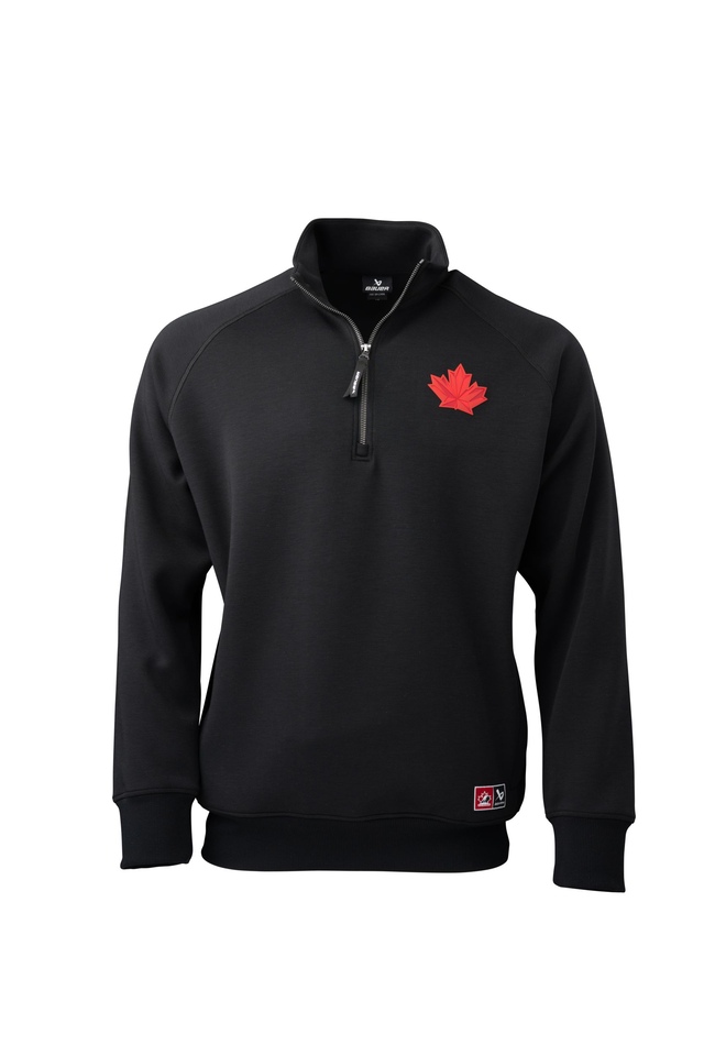 Team Canada Bauer 2026 1/4 Zip Long Sleeve Top