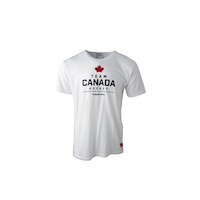 Team Canada Bauer 2026 Stacked T-Shirt Front_Flat