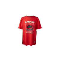 Youth Team Canada Bauer 2026 Puck T-Shirt Front_Flat