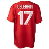 Bauer x Hockey Canada Men's Celebrini T-Shirt Back_Flat