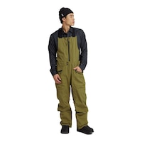 Burton Men's Reserve Bib Shell Pants Front_Flat