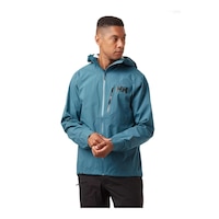 Helly Hansen Men's Odin Minimalist Infinity Hooded Rain Jacket, Packable, Ultralight, Shell Front_Angled_Left