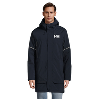 Helly Hansen Men's Oslo Winter Parka/Jacket, Long, Insulated Synthetic, Hooded, Waterproof Front_Flat