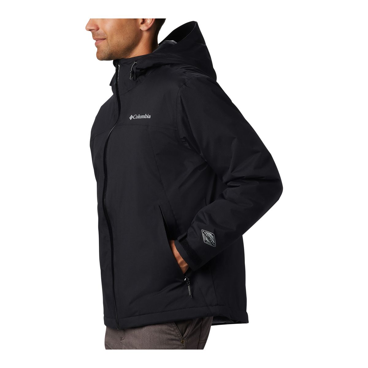 Columbia Men's EvaPOURation Hooded Rain Jacket, Waterproof, Breathable, Lightweight