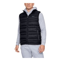 Under Armour Men's Armour Down Vest Front_Angled_Left