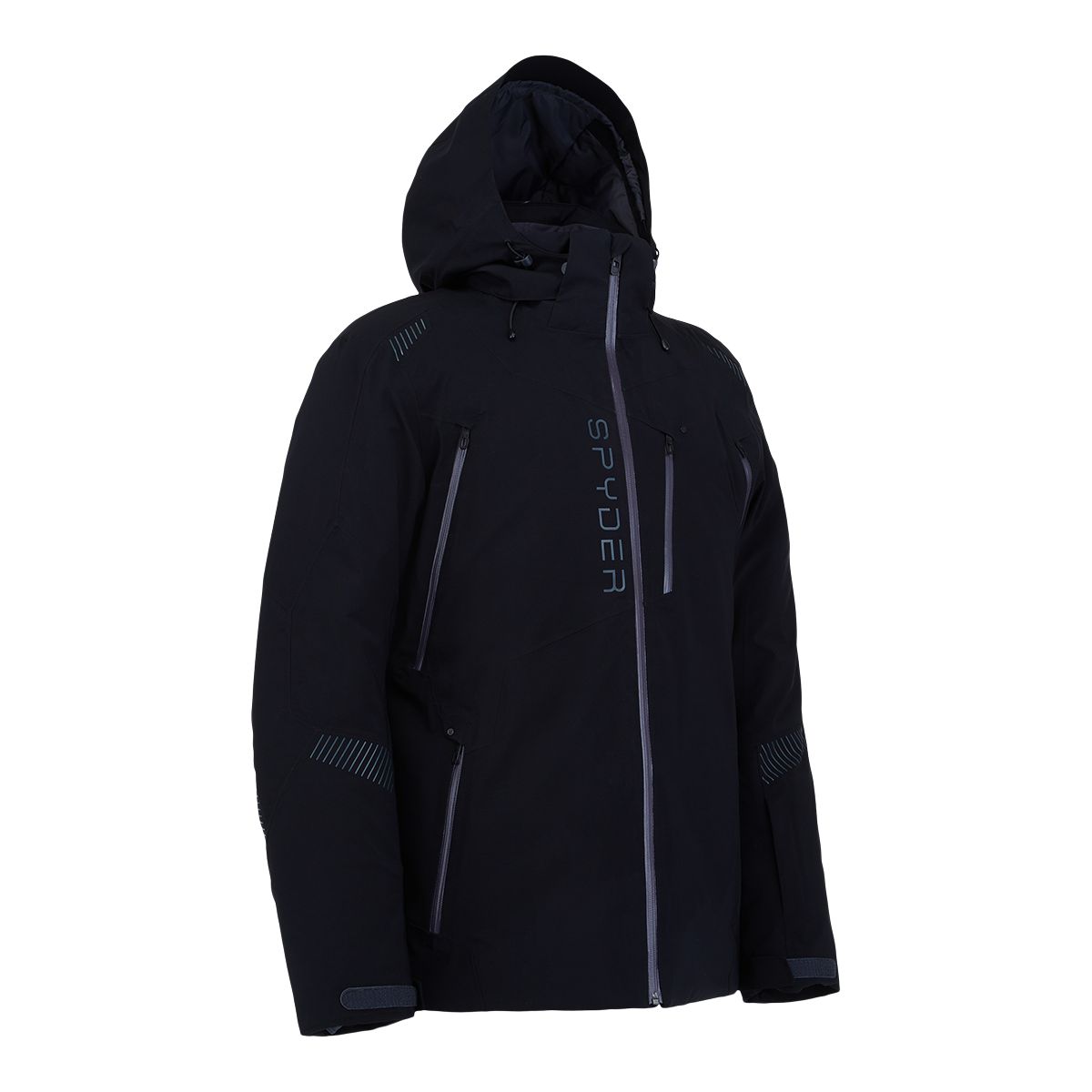 Spyder 'Hooded Zip Up Yoga Jacket in Black