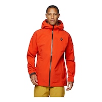Black Diamond Men's Recon Stretch Shell Jacket Front_Flat