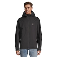 Woods Men's Andromeda 2.5L Rain Shell Jacket Front_Flat