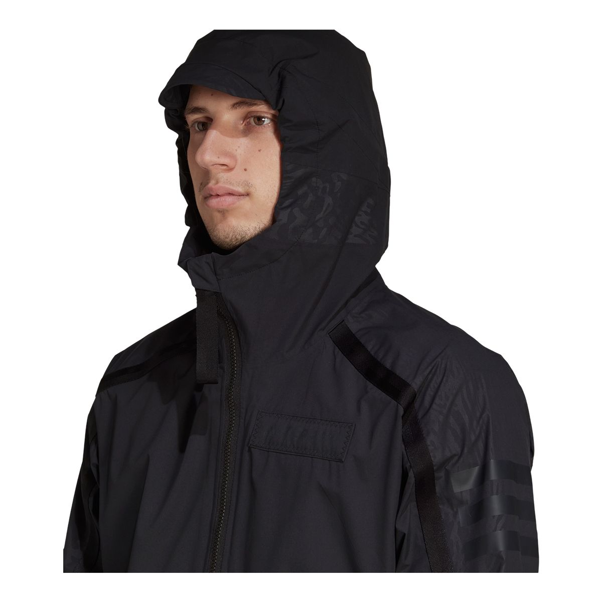 adidas Men's Terrex Utilitas RAIN.RDY  Hooded Rain Jacket, Waterproof, Shell