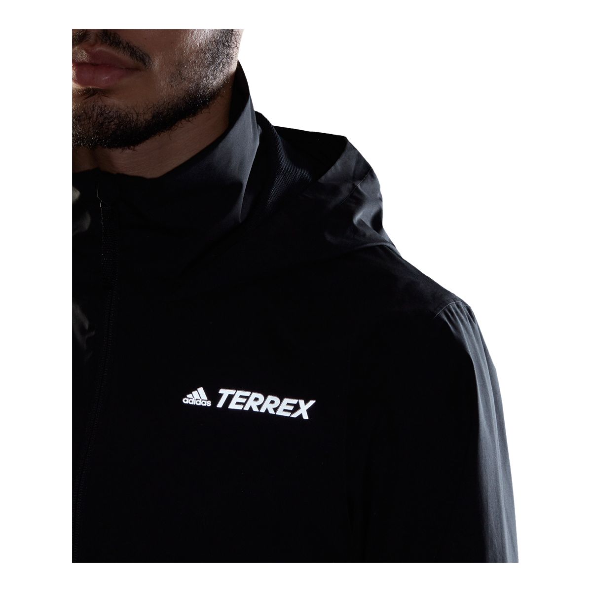 adidas Men's Terrex Multi RAIN.RDY Hooded Rain Jacket, Waterproof, Breathable, Shell