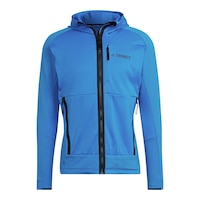 adidas Men's Terrex TXFlooce Hooded Jacket Front_Flat