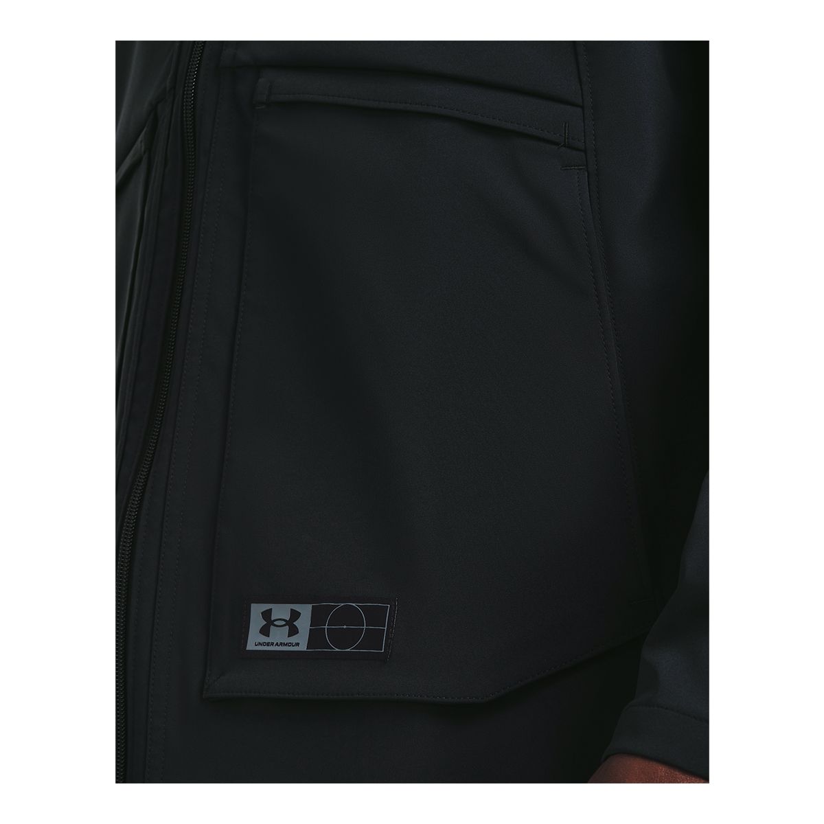 Under Armour Men's Accelerate Terrace Hooded Rain Parka, Breathable, Water Resistant