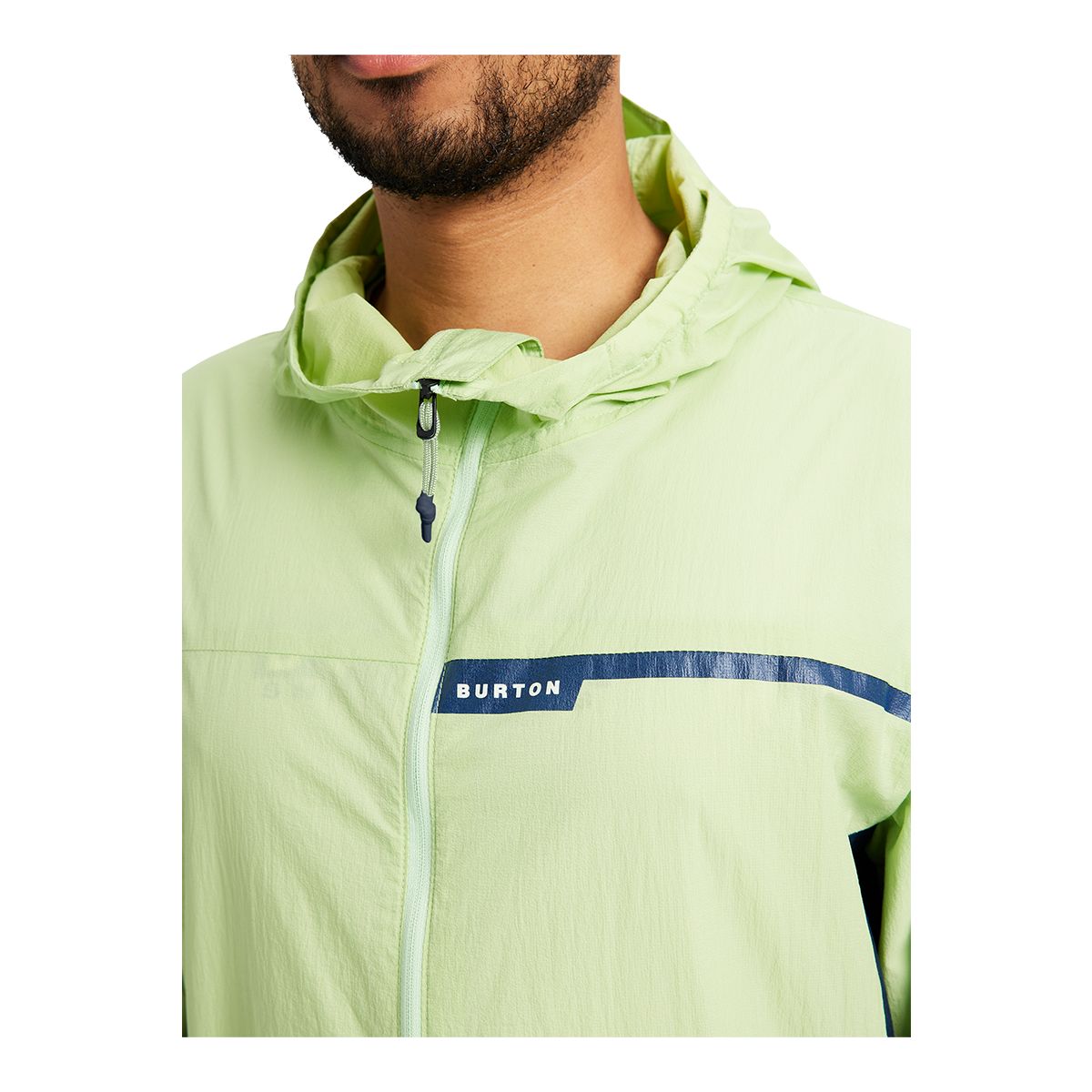 Burton Men s Breezerite Windbreaker Jacket Hooded Packable