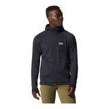 Mountain Hardwear Men's Polartec Power Grid Fleece Hoodie Front_Angled_Left