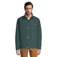 Woods Men's Clarke Quilted Insulated Jacket Front_Flat