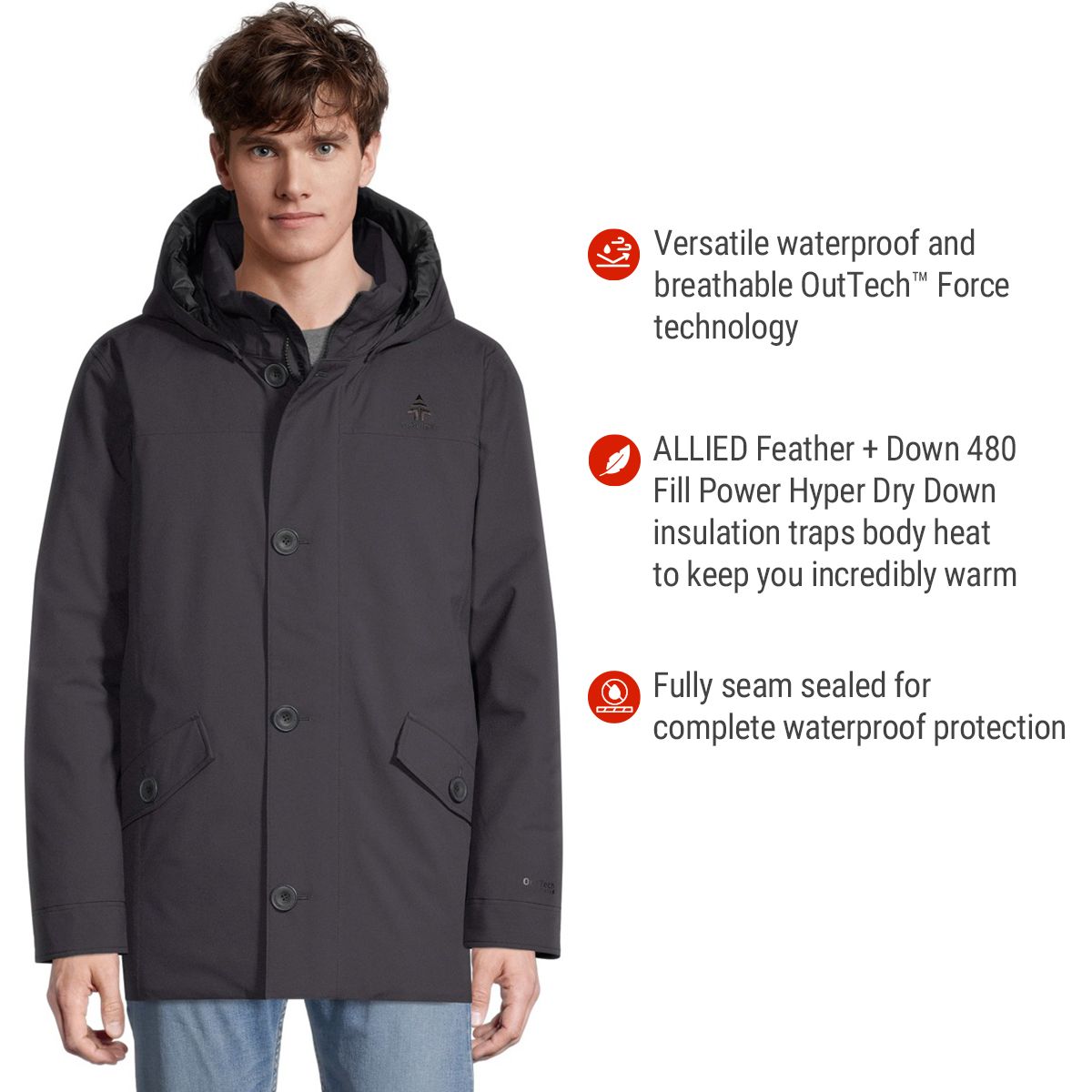 Woods Men's Finlayson Parka Jacket