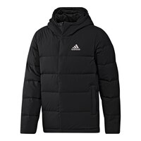 adidas Men's Helionic Down Hooded Jacket Front_Angled_Left