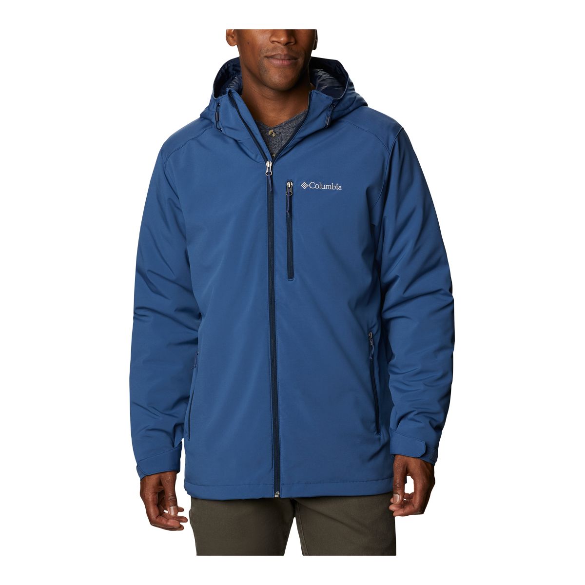Columbia Men's Gate Racer Water Resistant Hooded Insulated Softshell ...