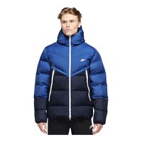 Nike Men's Windrunner Spring/Fall Jacket, Short, Recycled Synthetic, Hooded, Lightweight Front_Flat