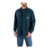 Carhartt Men's Rugged Flex Canvas Shirt Jacket Front_Angled_Left