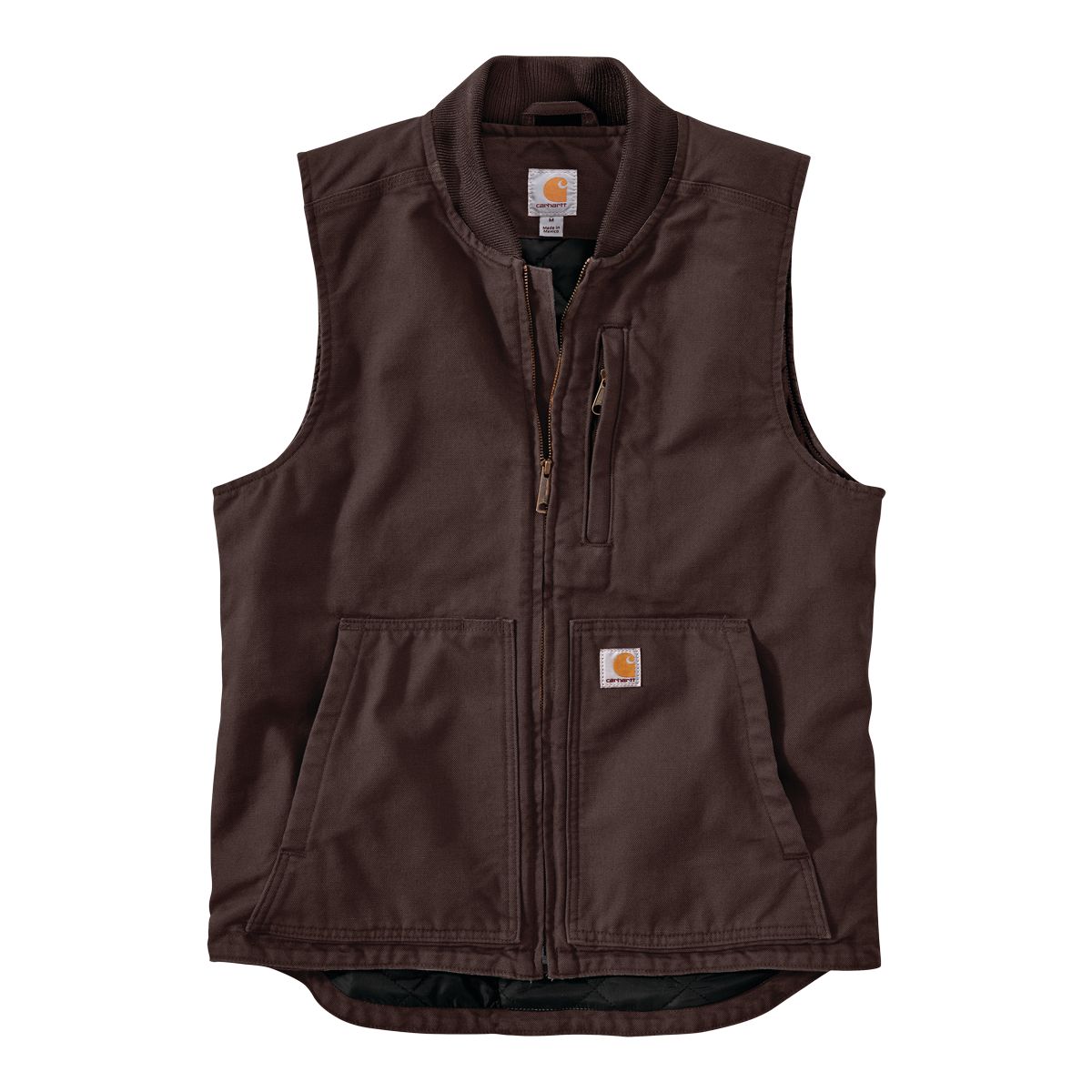 Carhartt Men's Washed Duck Insulated Rib Collar Vest | Sportchek