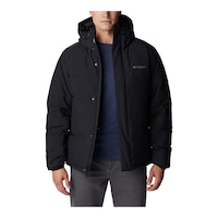 Columbia Men's Aldercrest Down Hooded Jacket Front_Flat