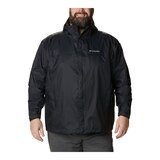 Columbia Men's Watertight II Tall Rain Shell Jacket Front_Flat