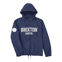 Brixton Men's Phys. Ed. Running Windbreaker Jacket Front_Flat