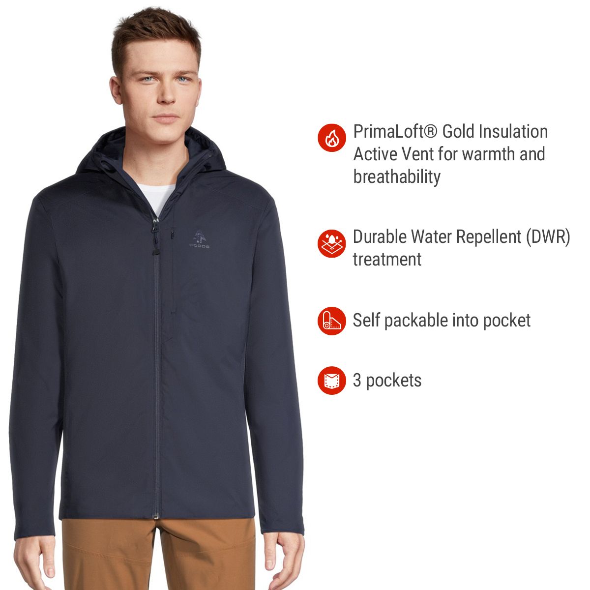 Woods Men's Fresnoy Insulated Jacket