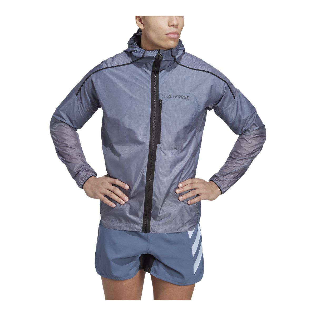 Adidas waterproof on sale running jacket mens