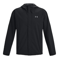 Under Armour Men's Cloudstrike Stretch Rain Jacket Front_Flat